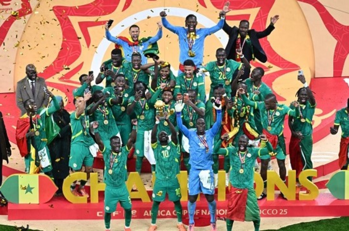 Senegal beat Morocco 1 - 0 in Rabat to lift the second AFCON crown. High octane drama as Brahim misses penalty in 93rd, Mane shows leadership.