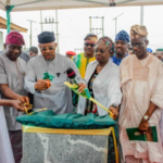 Governor Dapo Abiodun of Ogun State innaugurates the train station road on Jan. 20, 2026