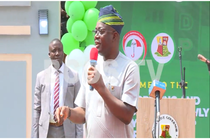 Gov Seyi Makinde calls Wike a 'vagabond' in fiery speech at new PDP secretariat inauguration. Admits past alliance but says he's 'repented.' PDP rifts deepen.