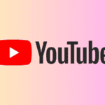 YouTube logo on a pastel background during global outage.