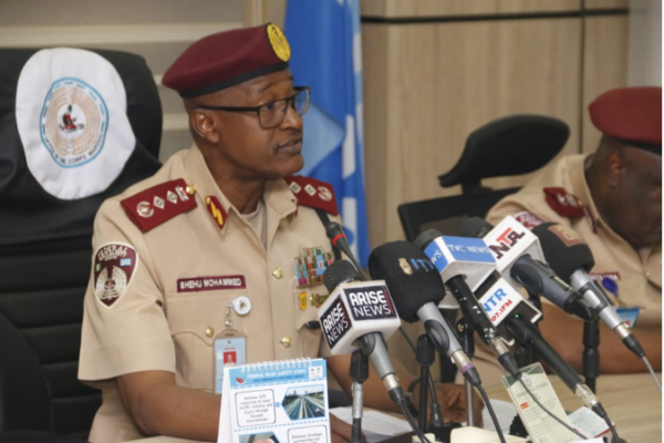 The Corps Marshal, Federal Road Safety Corps, Shehu Mohammed, mni, addressed members of the press to brief the nation on 'Operation Zero Tolerance to Road Traffic Crashes' and the Corps’ 2025 road safety performance.